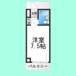 ルシェルコート【211号室】の間取り