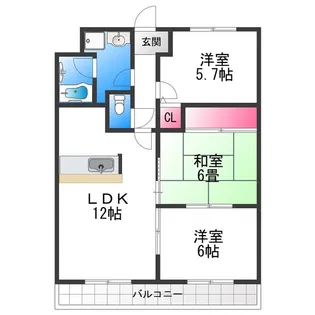 エントピア福泉【2階】の間取り