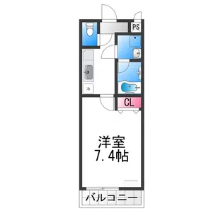 フジパレス愛泉【1階】の間取り