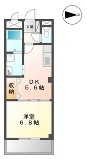 ガーデンヒルズI【103号室】の間取り