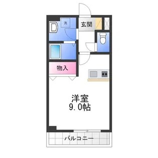 ルミナス大美野【1階】の間取り