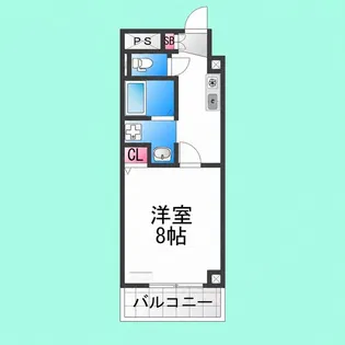 鳳TKハイツ2号館【3階】の間取り