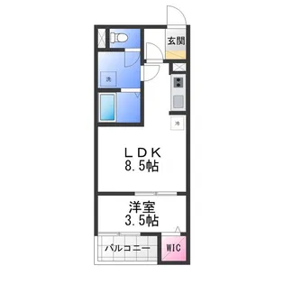 F+style一津屋1号館【2階】の間取り