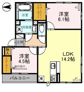 プロキオン【2階】の間取り
