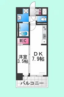 Alivis堺浜寺【301号室】の間取り