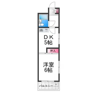 ヴィクトリアレジデンス鳳西町【4階】の間取り