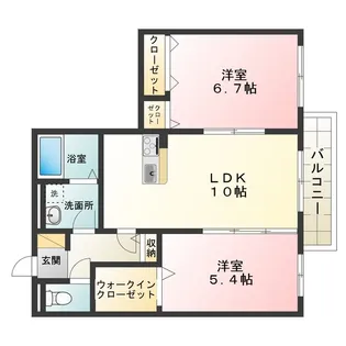 シャーメゾン鳳【1階】の間取り