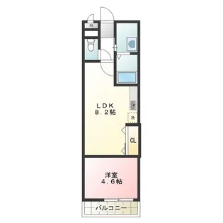 フジパレス石津川ノース【3階】の間取り