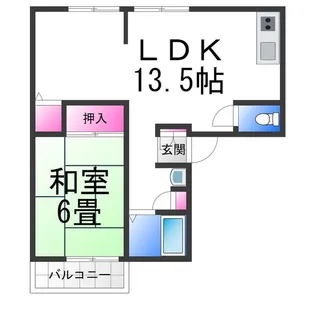 サンビレッジエクセル【C103号室】の間取り
