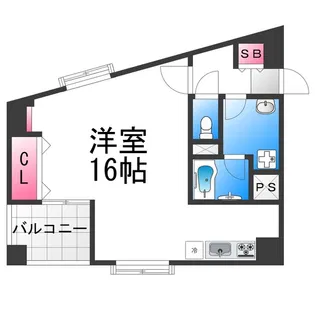 ワイズアーク堺東【801号室】の間取り