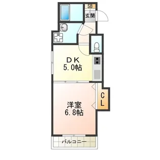 ドルチェあびこ【1階】の間取り