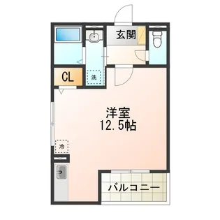 アマポーラ清江【1階】の間取り