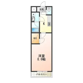 セレーナ住之江Ⅰ番館【2階】の間取り