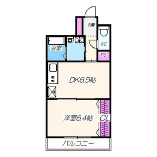 浪速コート【2階】の間取り