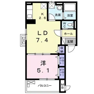 アルカンシエル【302号室】の間取り