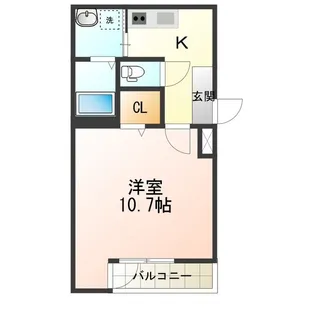 フジパレス山之内Ⅷ番館【3階】の間取り