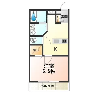 クレアーレ・カンノン【3階】の間取り