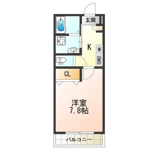 クレアーレ・カンノン【3階】の間取り