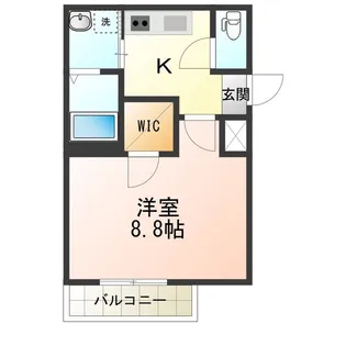 フジパレス山之内Ⅶ番館【1階】の間取り