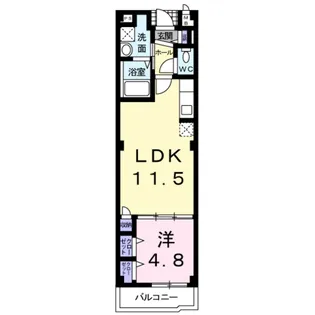 アマポーラ みさき【2階】の間取り
