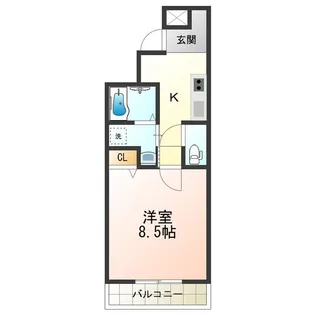 フジパレス沢ノ町Ⅱ番館【1階】の間取り