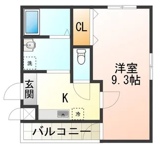 1Kの間取り画像
