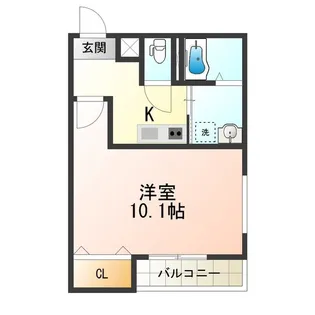フジパレス長居西Ⅱ番館【1階】の間取り