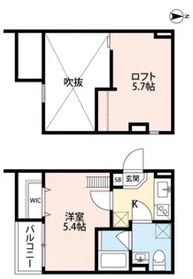 フィエスタ北島【0105号室】の間取り