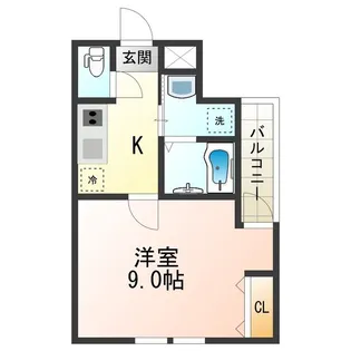 フジパレス沢ノ町Ⅱ番館【3階】の間取り