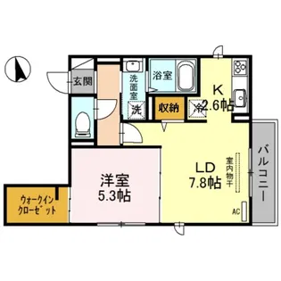 フローラ清水丘【3階】の間取り