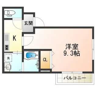 フジパレス杉本町駅西Ⅱ番館【3階】の間取り