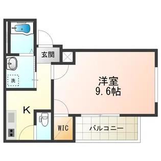 ラフィーネ聖天坂Ⅵ番館【1階】の間取り