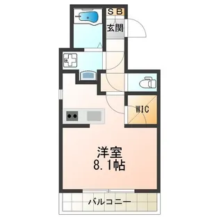 リッツスクエアガーデン【4階】の間取り