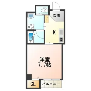 レクラン岸里東【5階】の間取り