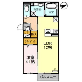 D−roomFUJI【2階】の間取り
