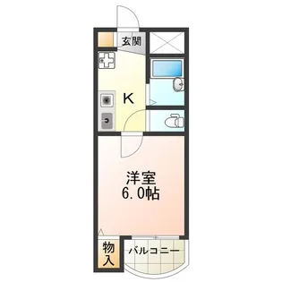 ホワイトヴィラ杉本【3階】の間取り