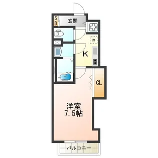 LUXE我孫子【9階】の間取り