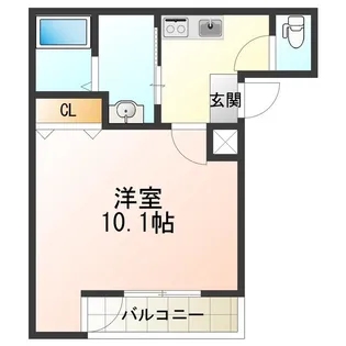 フジパレス住ノ江駅南Ⅶ番館【3階】の間取り
