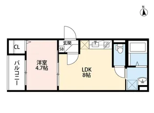 Grand平野【3階】の間取り