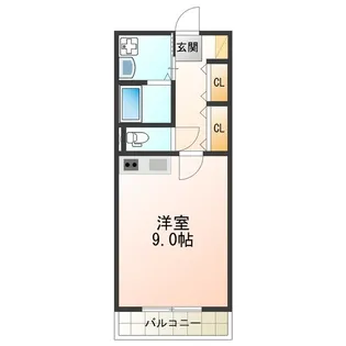 ラ・ルーチェ千躰【4階】の間取り