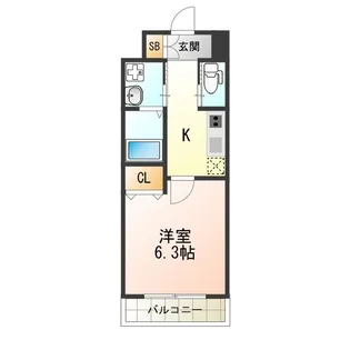 クローバー・グランデ昭和町【4階】の間取り