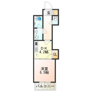 アンティオキア【5階】の間取り