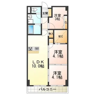 メゾンAメッツ【5階】の間取り