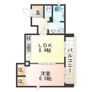 Blanc Rocco【2階】の間取り