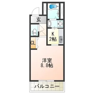 サンライフカガヤ【3階】の間取り