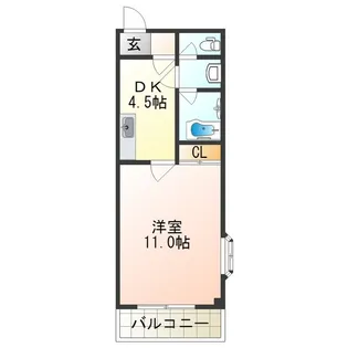 アメニティ福寿21【3階】の間取り
