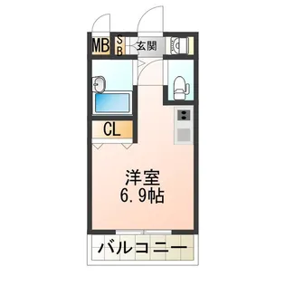 シエテ矢田【3階】の間取り