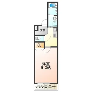 フジパレスソレイユⅠ【102号室】の間取り