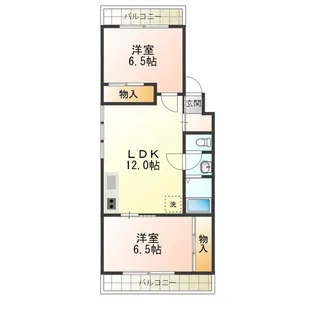 リラ【1B号室】の間取り