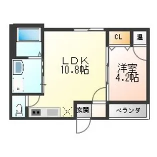 サンクレールK【1階】の間取り